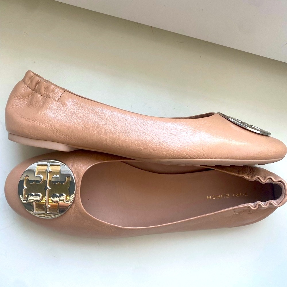 Tory Burch Women's Tan Ballet Flats